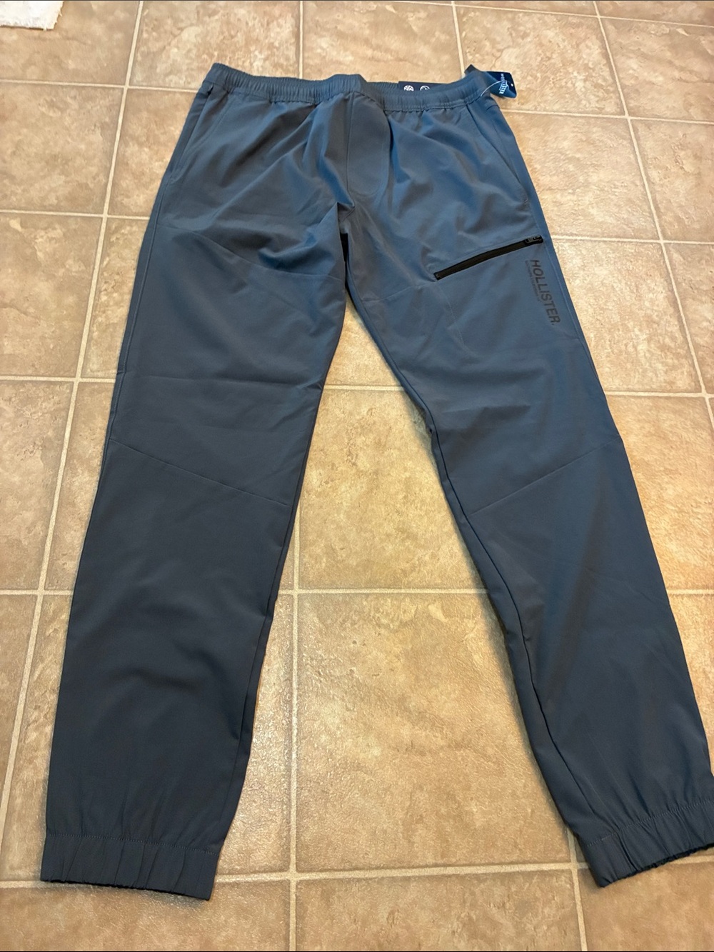 Hollister Men's Blue Athletic Jogger Pants